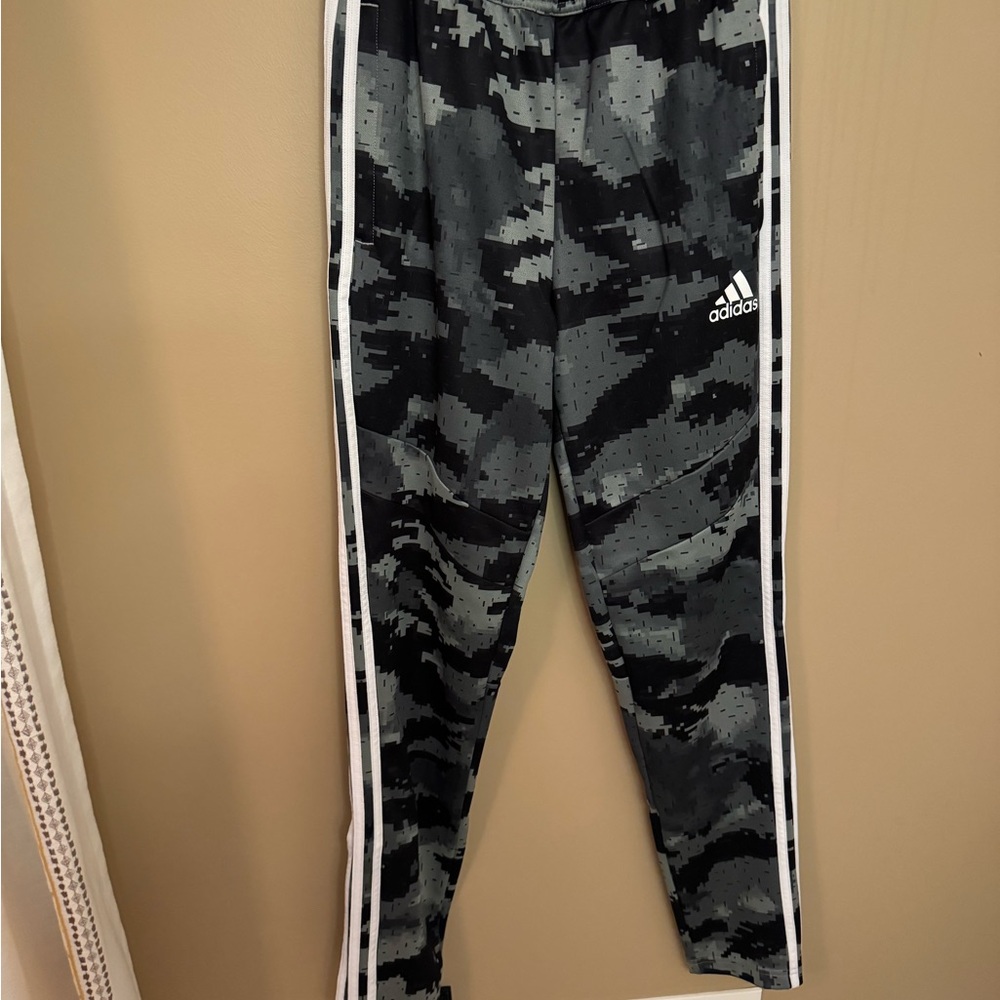 Adidas Gray Camo Sweatpants